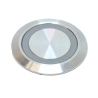 Pushbutton 22 mm stainless-steel Momentary
