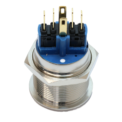 Pushbutton 22 mm stainless-steel Momentary