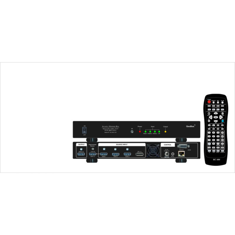 Geobox UD101L UHD Warping box