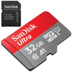 SANDISK ULTRA MICRO SDHC/XC UHS-I U1 MET ADAPTER